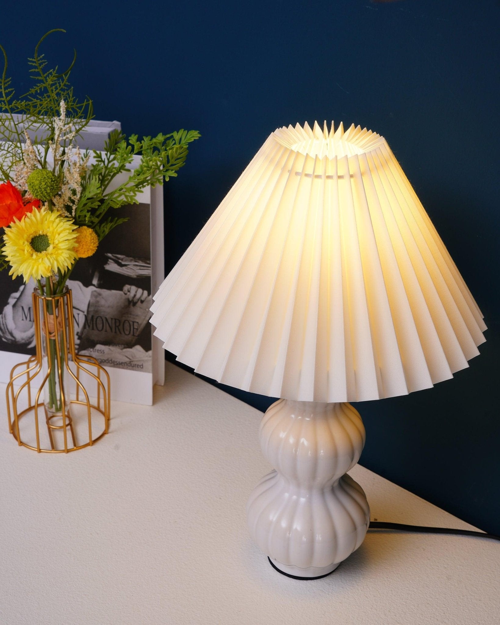 Modern Leo Table Lamp - Adjustable LED Desk Light for Home Office, Bedroom, and Study - Perfect for Reading, Working, and Nightstand Use