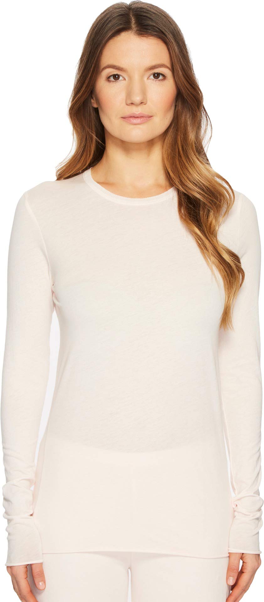 SKIN Women's Long Sleeve T-Shirt - Soft Cotton Basic Top for Casual Wear, Layering & Everyday Comfort