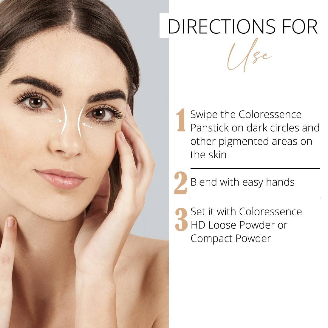Coloressence HD Foundation Stick - Oil-Free, SPF 15, FS-1 Shade, 14g | Full Coverage Makeup for Flawless Skin | Perfect for Daily Wear & Photography