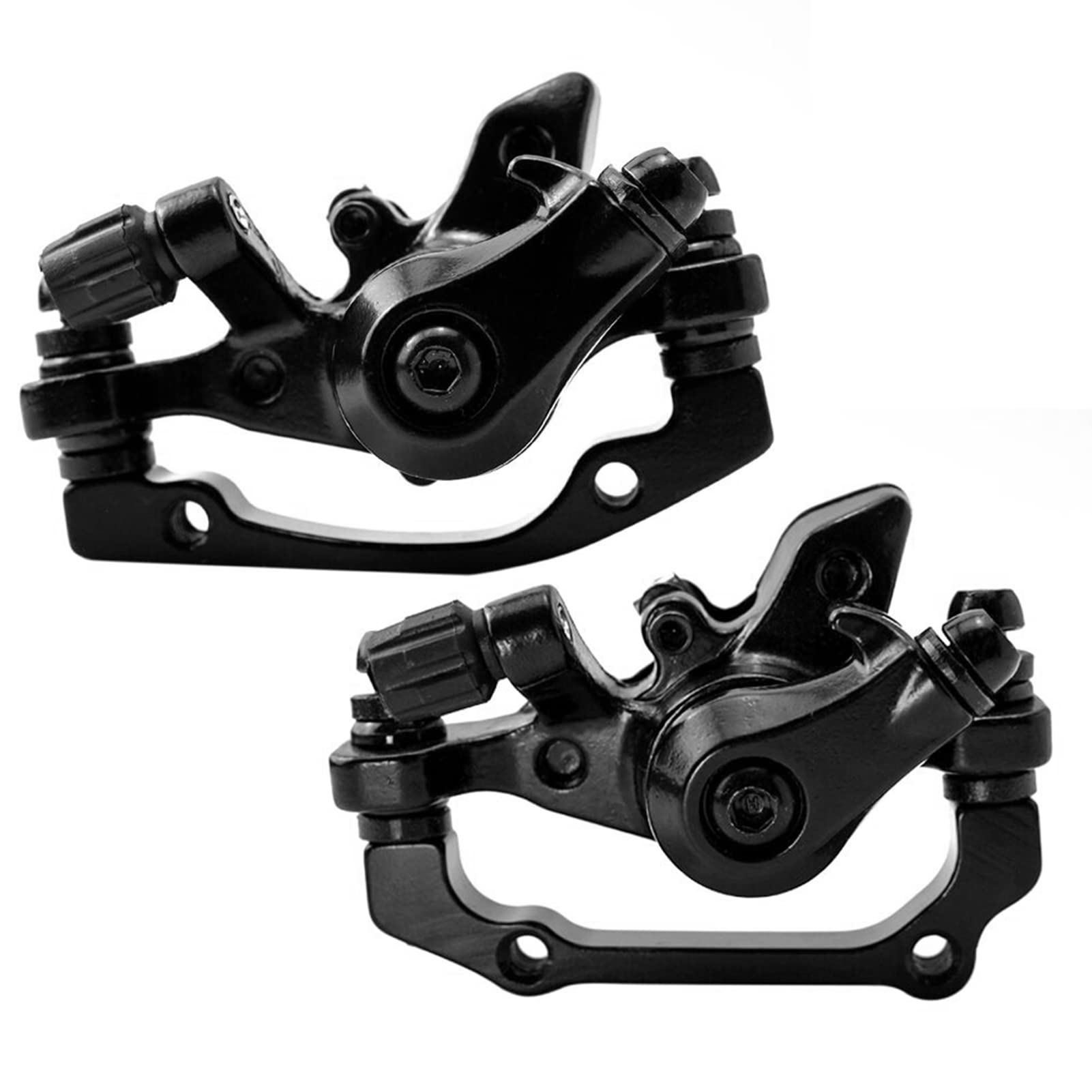 Homtoozhii Bike Disc Brake Calipers Set - Front & Rear Brake Kit for MTB & Road Bikes - Durable Metal Bicycle Parts for Cycling, Commuting & Mountain Trails