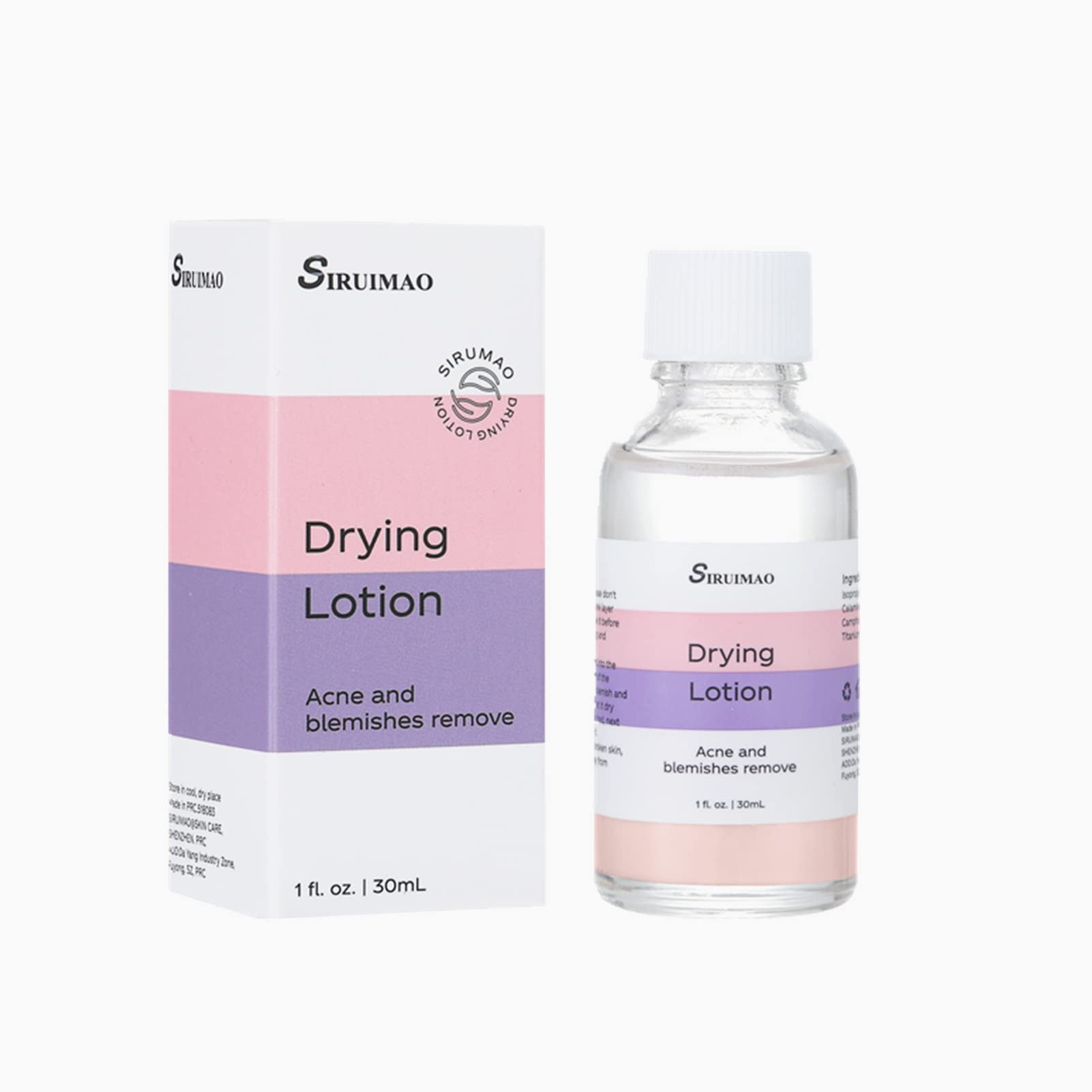 Stubborn Acne Drying Lotion (1OZ) - Overnight Acne Spot Treatment with Salicylic Acid for Face & Body | Fast-Acting Pimple Lotion to Dry Out Blemishes, Zits & Unclog Pores | Perfect for Teen & Adult Acne Care, Travel-Friendly Skincare Solution