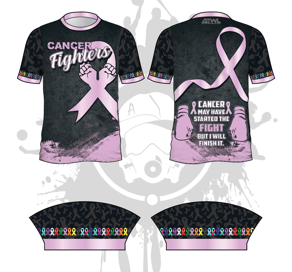 Cancer Fighters Men's Baseball Jersey - Comfortable & Durable Team Apparel for Baseball Games, Fundraisers & Awareness Events