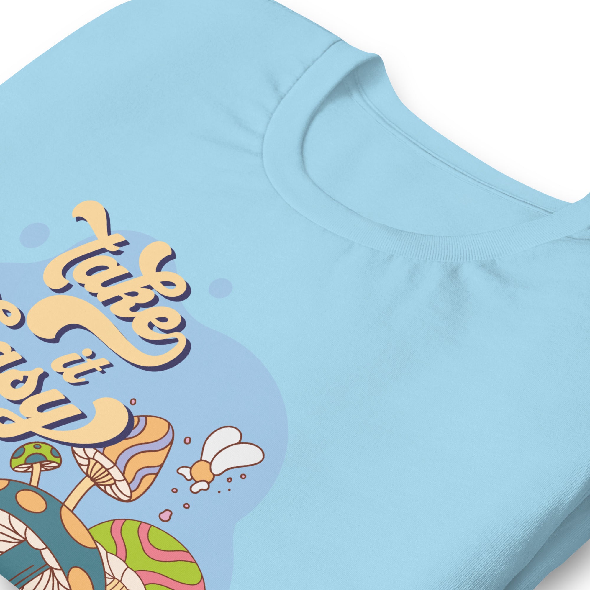 Take It Easy Unisex T-Shirt - Soft Cotton Comfort Fit Tee for Men & Women - Perfect for Casual Wear, Outings, and Everyday Comfort