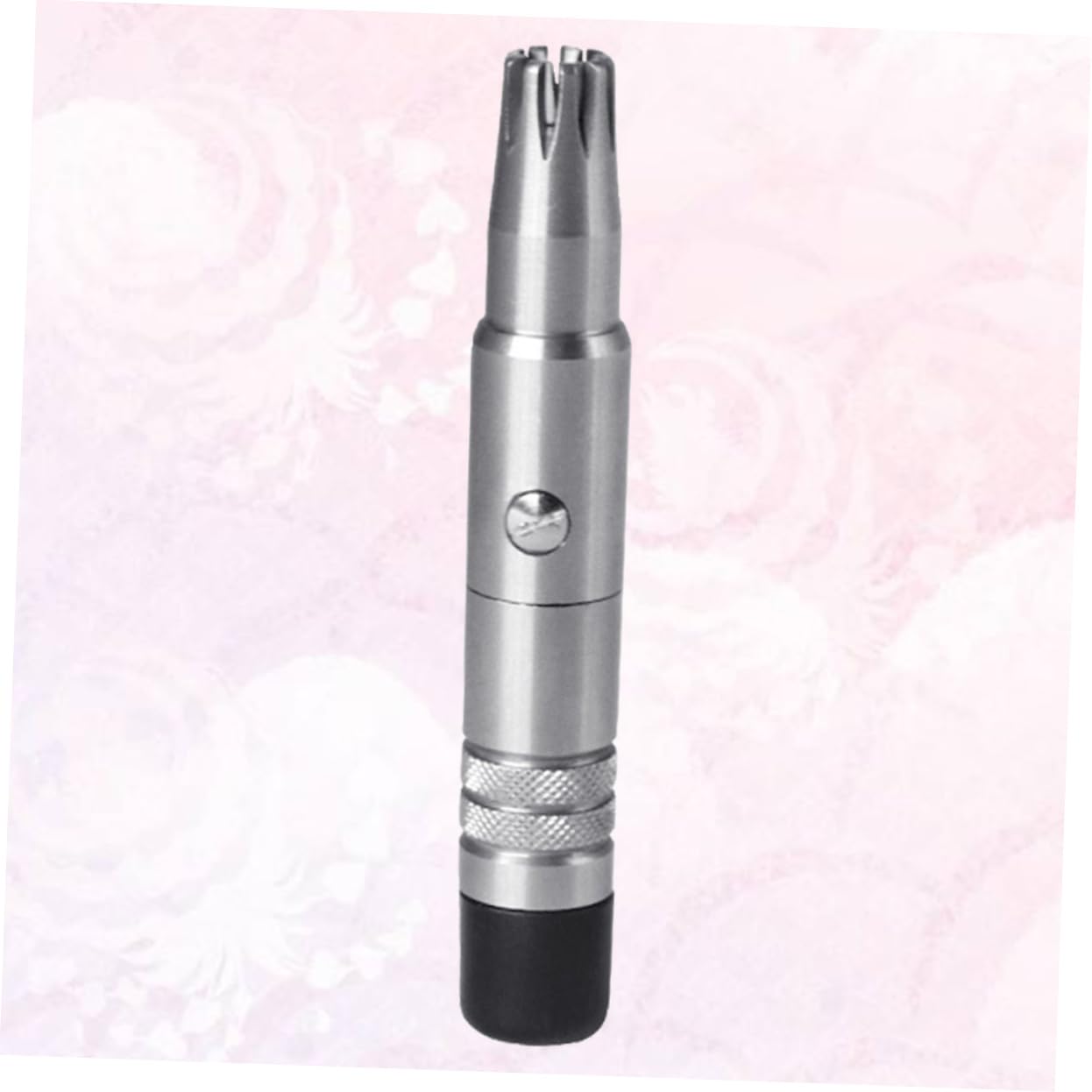 Minkissy Nose Hair Trimmer for Men & Women - Portable & Easy Clean Rechargeable Nose & Ear Hair Clipper - Painless Body Groomer for Personal Grooming, Travel & Home Use (Silver)