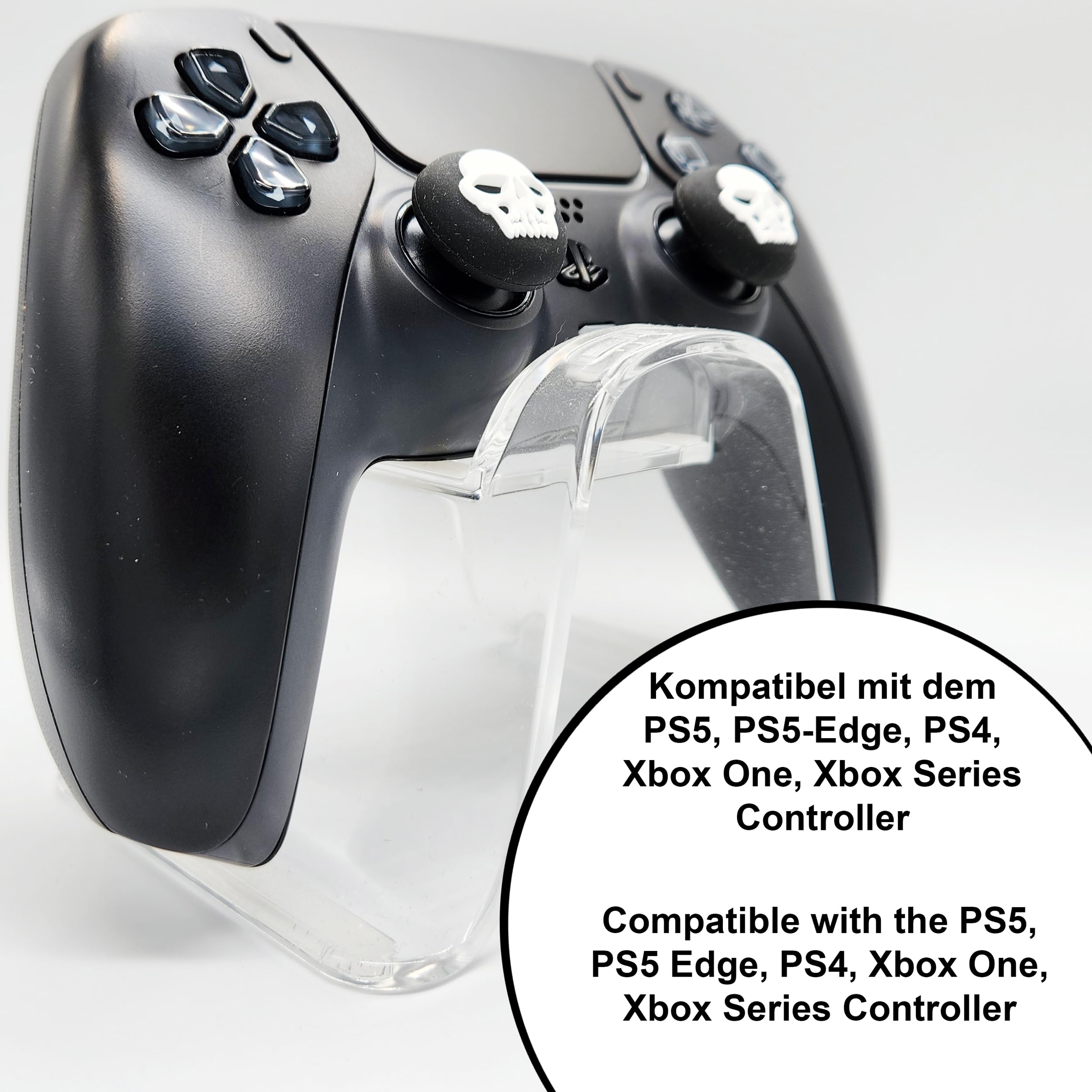 MatoSan® 4-Pack Silicone Controller Caps for PS5, Xbox One, and Edge - Anti-Slip Grip Covers for Enhanced Gaming Comfort (Perfect for Long Gaming Sessions & Competitive Play)