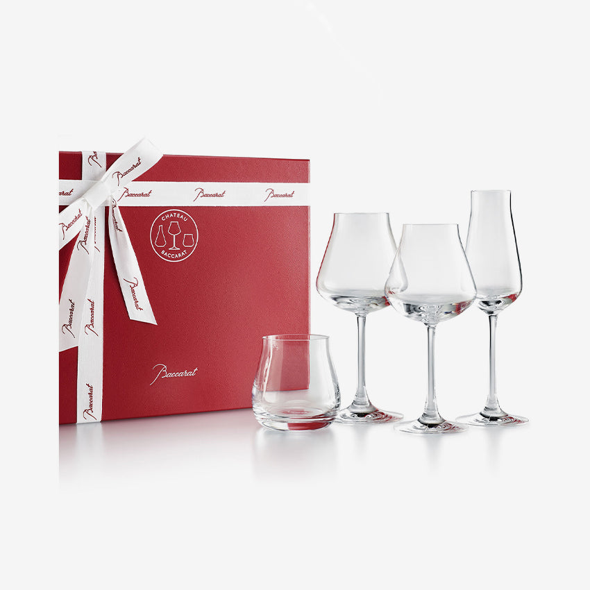 Baccarat Crystal Château Degustation Set - Luxury Wine Tasting Glasses for Fine Dining & Entertaining