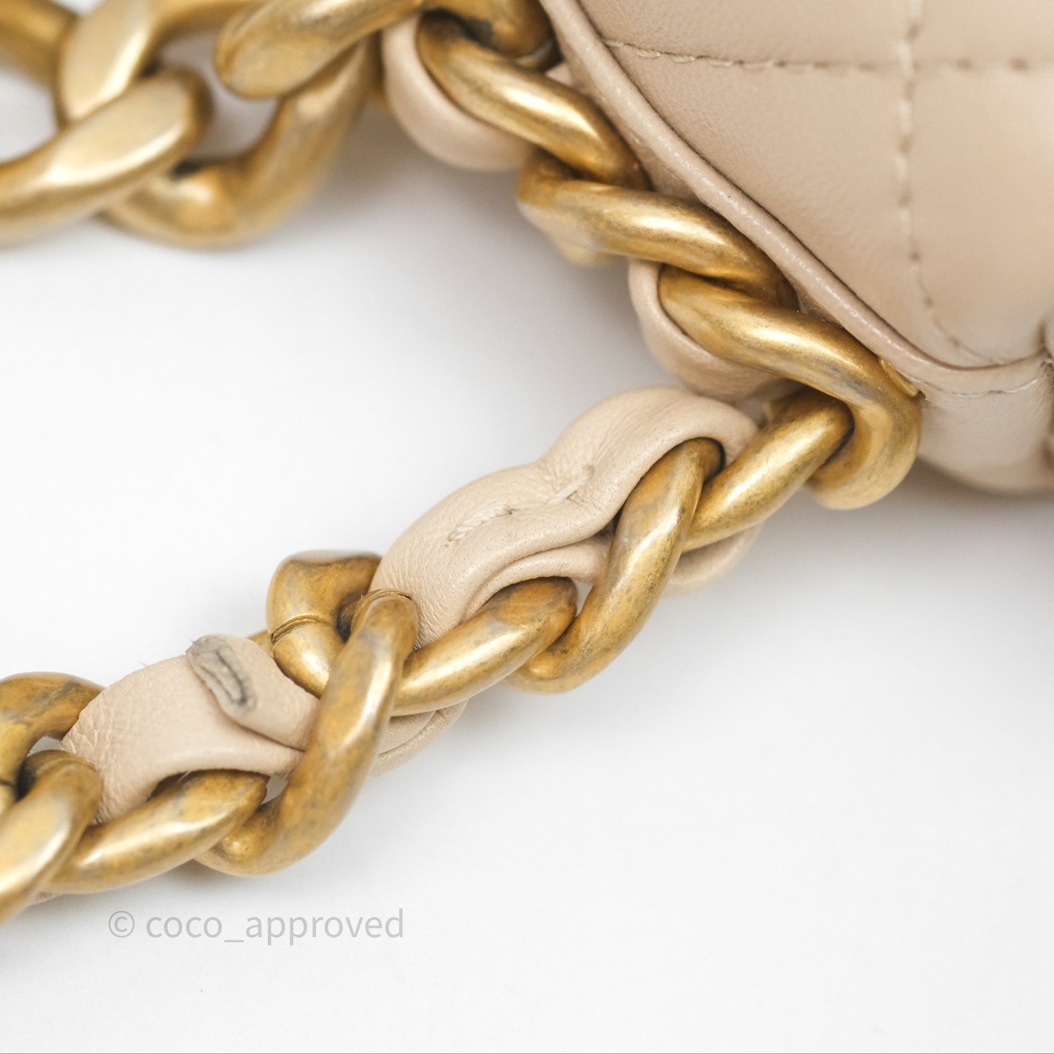 Chanel 19 Small Beige Handbag with Mixed Hardware - Luxury Crossbody Bag for Women, Perfect for Everyday Use & Special Occasions