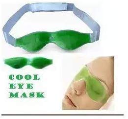 SONEEV MART Aloe Vera Cooling Gel Eye Mask - Soothing Ice Pads for Dark Circles & Puffy Eyes Relief, Reusable Sleeping Eye Patches for Women & Men - Perfect for Summer, Travel & Nighttime Skincare (1 Pack)