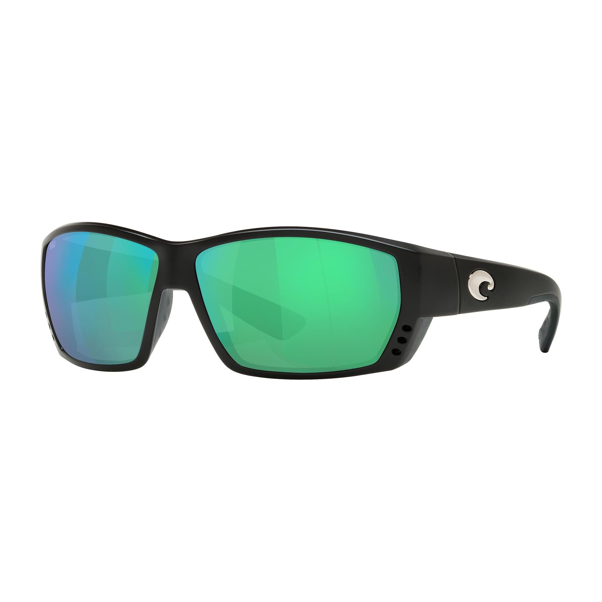 Costa Del Mar Men's Tuna Alley Rectangular Polarized Sunglasses - UV Protection for Fishing, Driving & Outdoor Activities