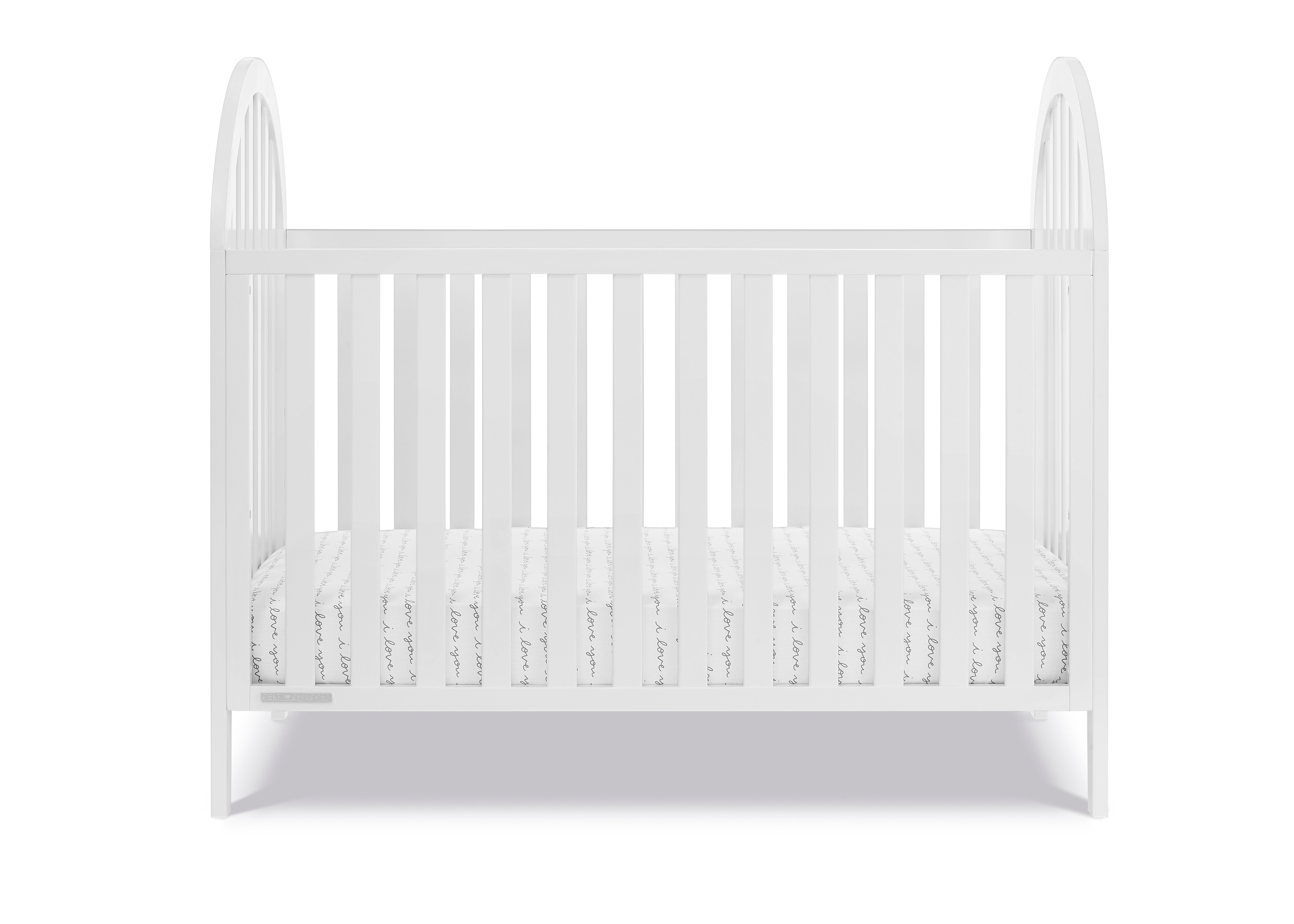 Milano 4-in-1 Convertible Baby Crib - Toddler Bed, Daybed & Full-Size Bed - Nursery Furniture for Boys & Girls - Perfect for Newborn to Teen Years