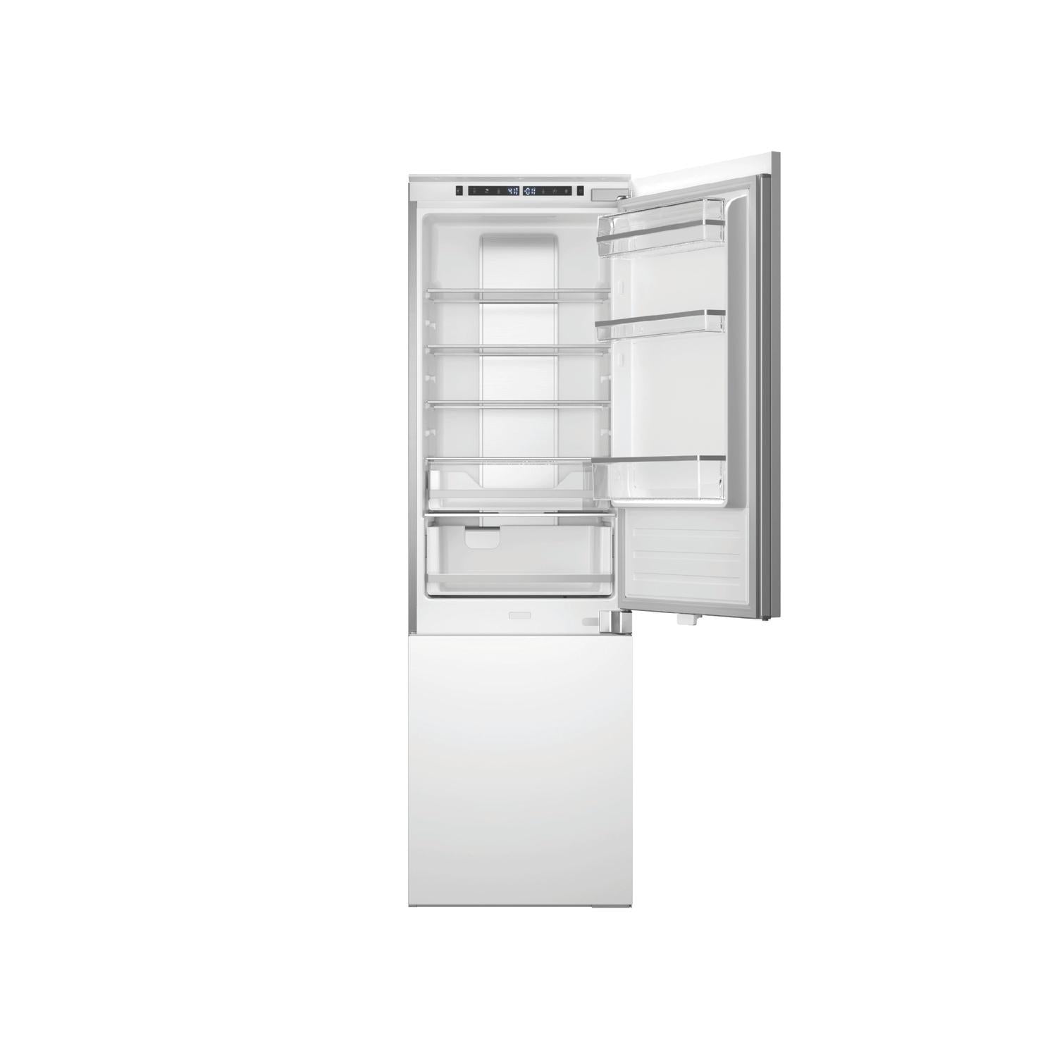 Bertazzoni REF24BMBPNB 24 Inch Built-In Bottom Freezer Refrigerator - Perfect for Modern Kitchens & Open-Concept Homes
