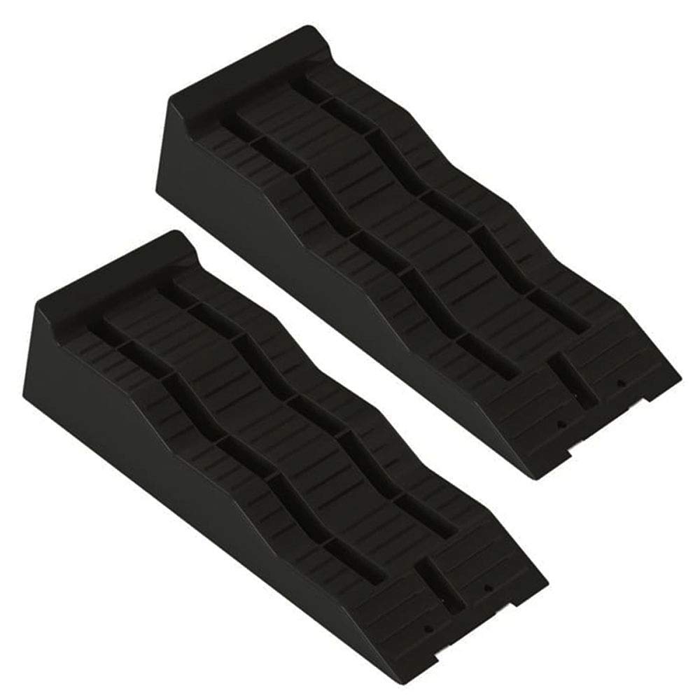 Thule Caravan & Motorhome Leveling Ramps with Storage Bag - Heavy Duty RV Leveling Blocks for Camping, Travel Trailers & Camper Vans - Perfect for Uneven Ground Parking & Stabilization