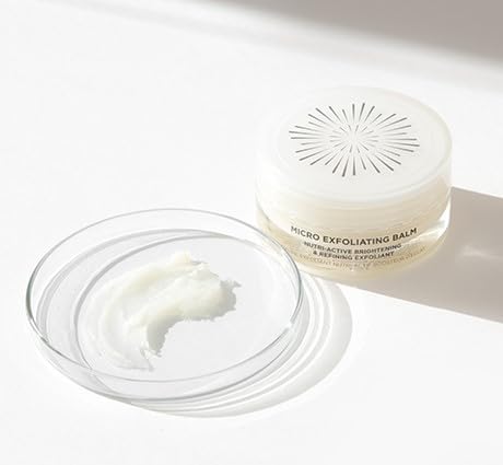 OSKIA Micro Exfoliating Balm - Gentle Face Scrub with MSM, Prebiotics & Shea Butter for Smooth, Glowing Skin | Exfoliating Cleanser for Daily Skincare Routine & Sensitive Skin Care