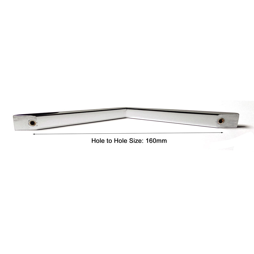 160MM Silver Zinc Alloy Cabinet Handles - Modern Nickel Drawer Pulls for Kitchen Cabinets, Dressers & Furniture (Set of 10) - Perfect for Home Renovation & DIY Projects