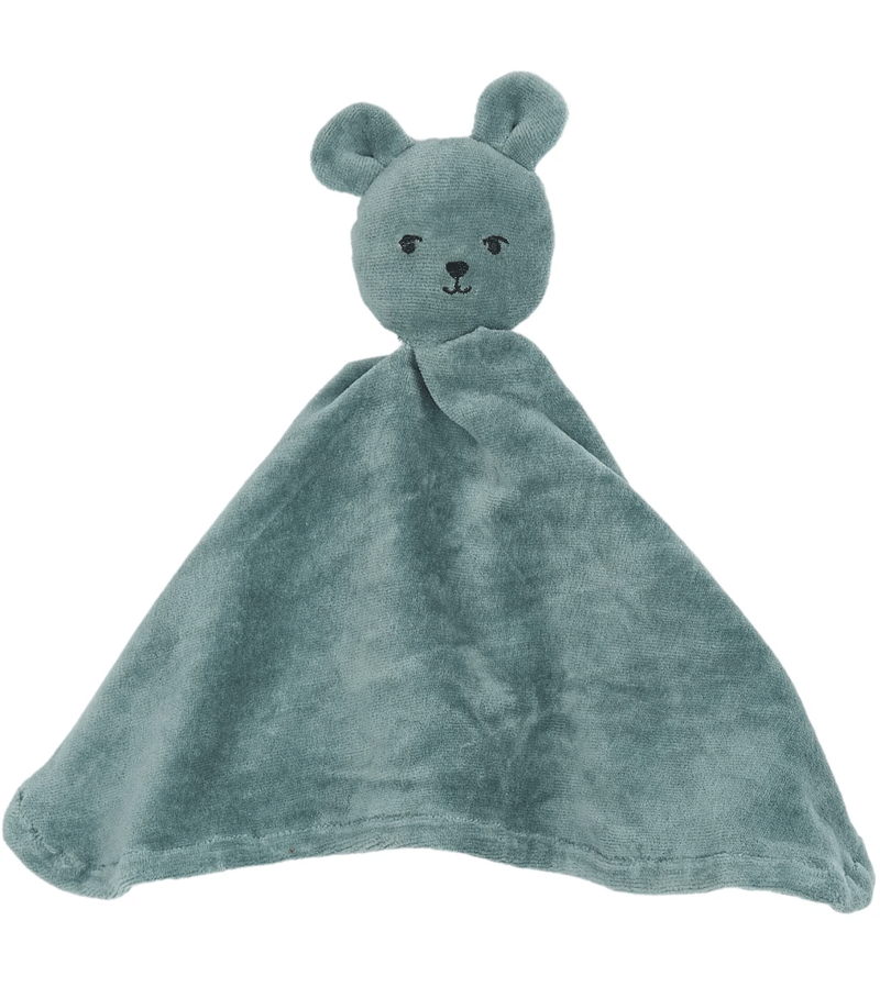 Fabelab Slate Bear Cuddler - Soft Plush Stuffed Animal Toy for Babies & Toddlers | Perfect for Nursery Decor, Baby Shower Gifts & Comforting Sleep Companion