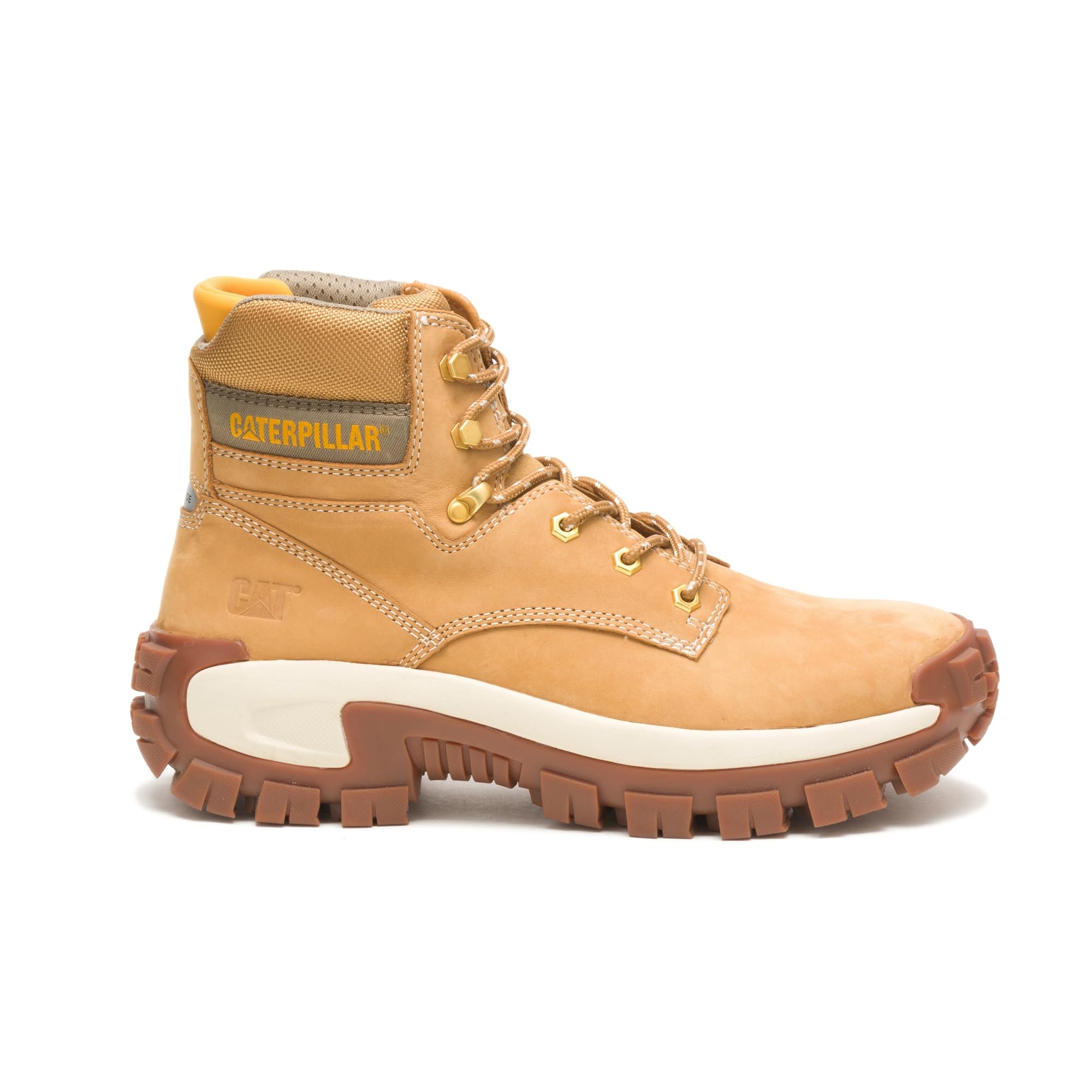 Cat Footwear Men's Invader Hi Steel Toe Work Boots - Heavy Duty Construction Shoes for Safety & Comfort - Ideal for Construction Sites, Warehouse Work and Outdoor Labor