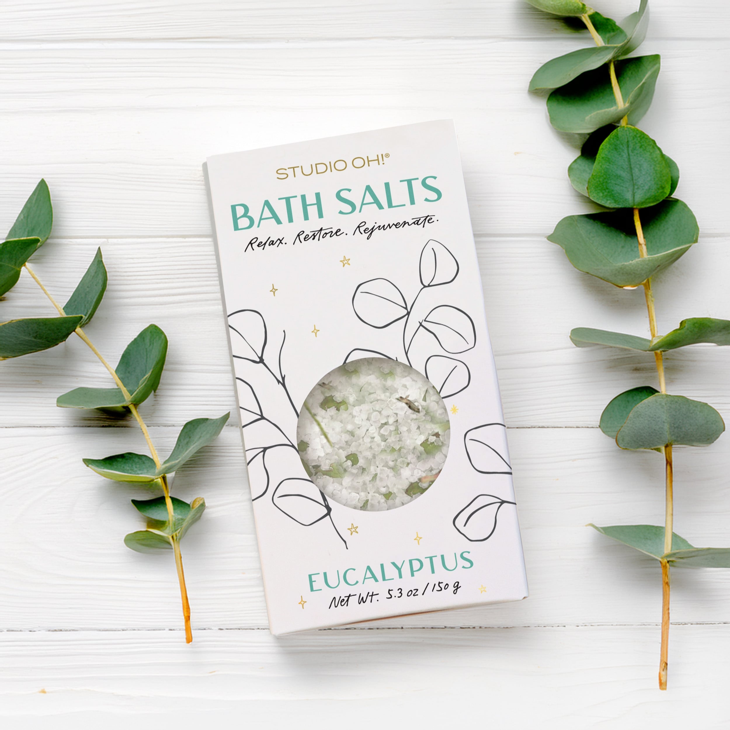 Relaxing Bath Salts with Epsom Salt & Essential Oils - Soothe Muscles & Stress Relief for Spa-Like Experience at Home