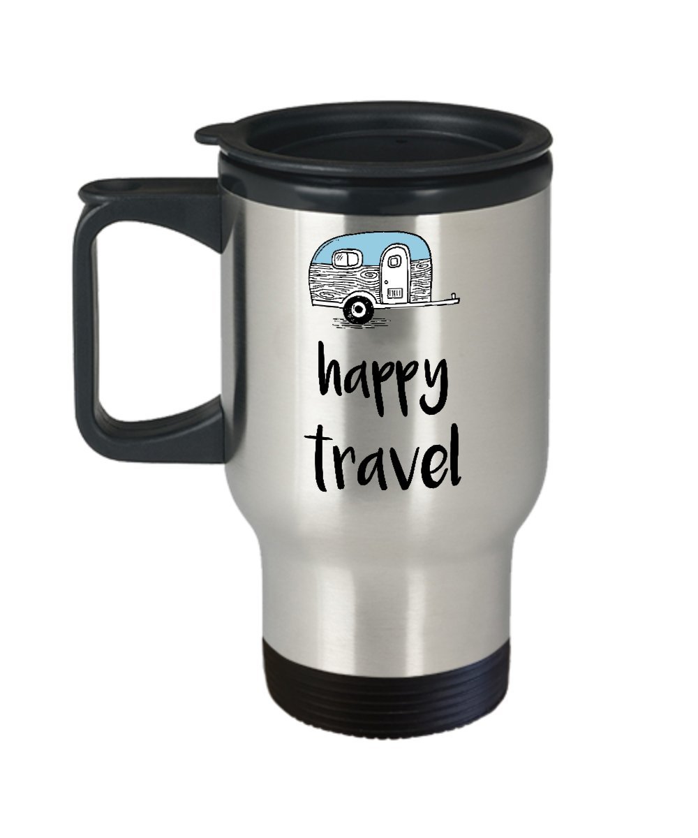 Airstream Travel Mug - Insulated Stainless Steel Coffee Cup for Camping, Road Trips & Outdoor Adventures - Funny Gift Idea for Car Campers & Travel Lovers