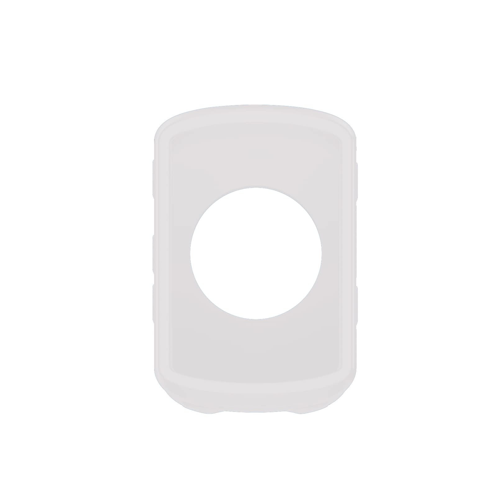 Garmin Edge 540/840 Bike Computer Case - Soft Silicone Cover & Screen Protector for GPS Cycling Accessories - White (Perfect for Road Biking, Mountain Cycling & Outdoor Adventures)