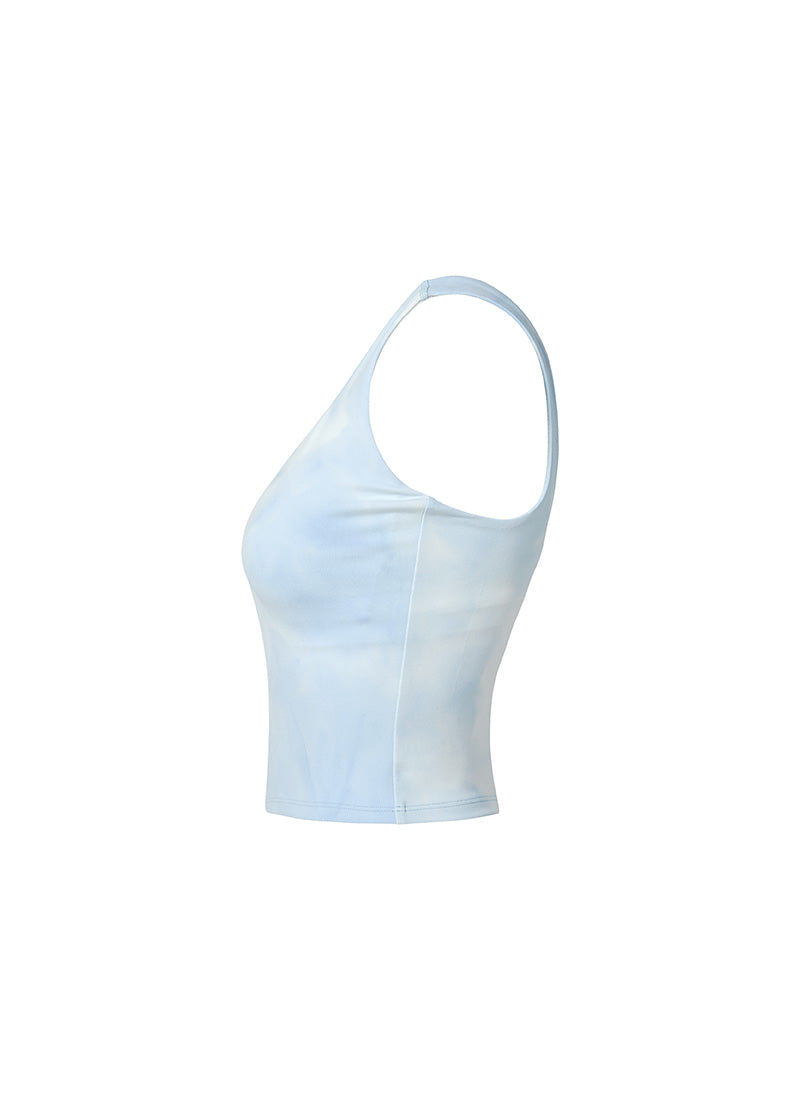 Trendy Tie Dye Square Crop Top for Women - Soft Comfort Fit Summer T-Shirt - Perfect for Beach, Music Festivals & Casual Outings