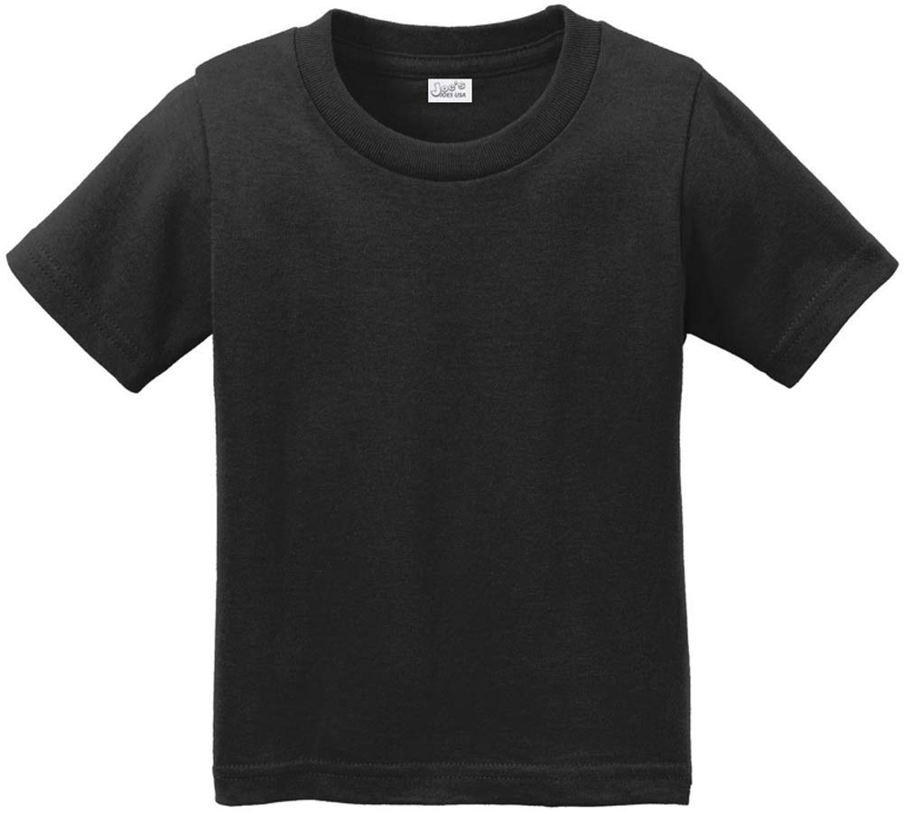 Joe's USA Soft & Cozy 100% Cotton Baby T-Shirts - 12 Colors for Boys & Girls | Perfect for Playtime, Daycare & Family Outings