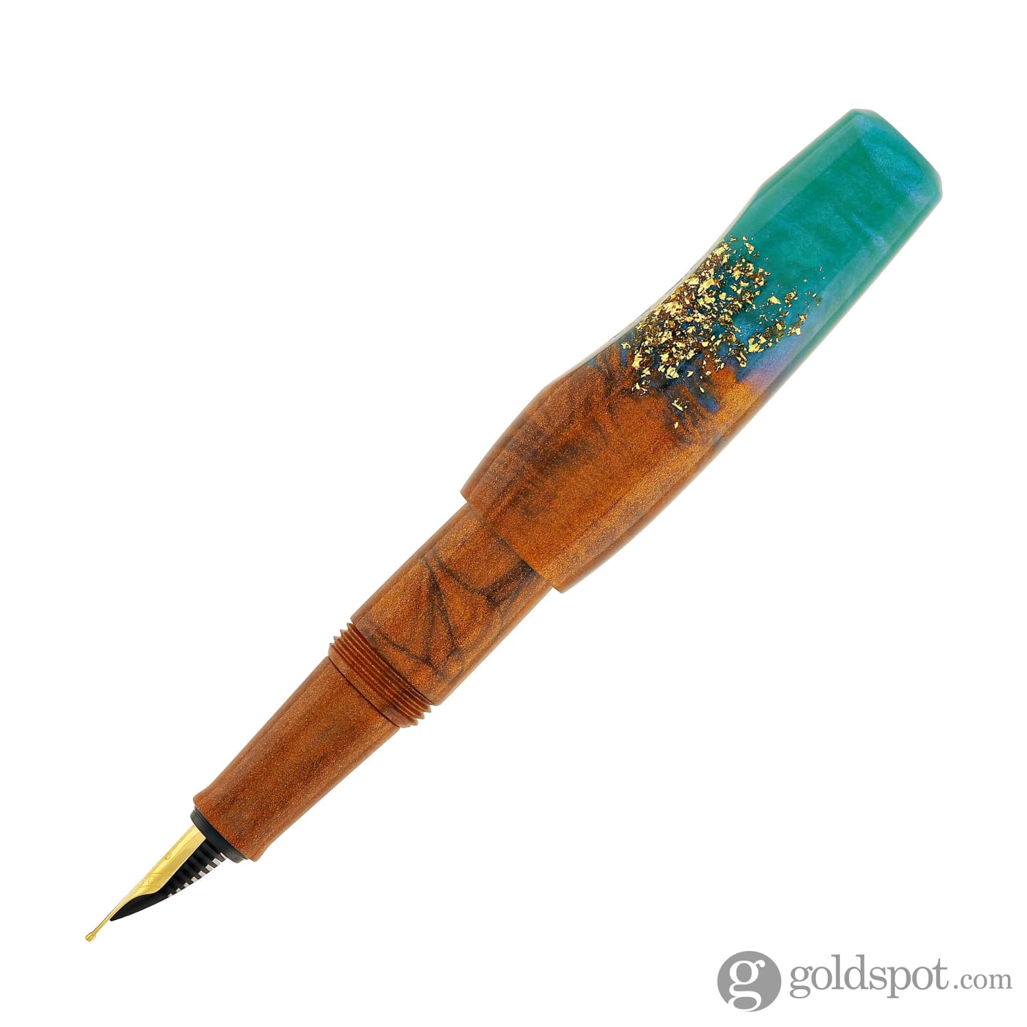 Benu Pixie Collection Fountain Pen in Aurora Gold - Premium Writing Instrument for Calligraphy, Journaling & Gifting - Elegant Gold Finish for Special Occasions