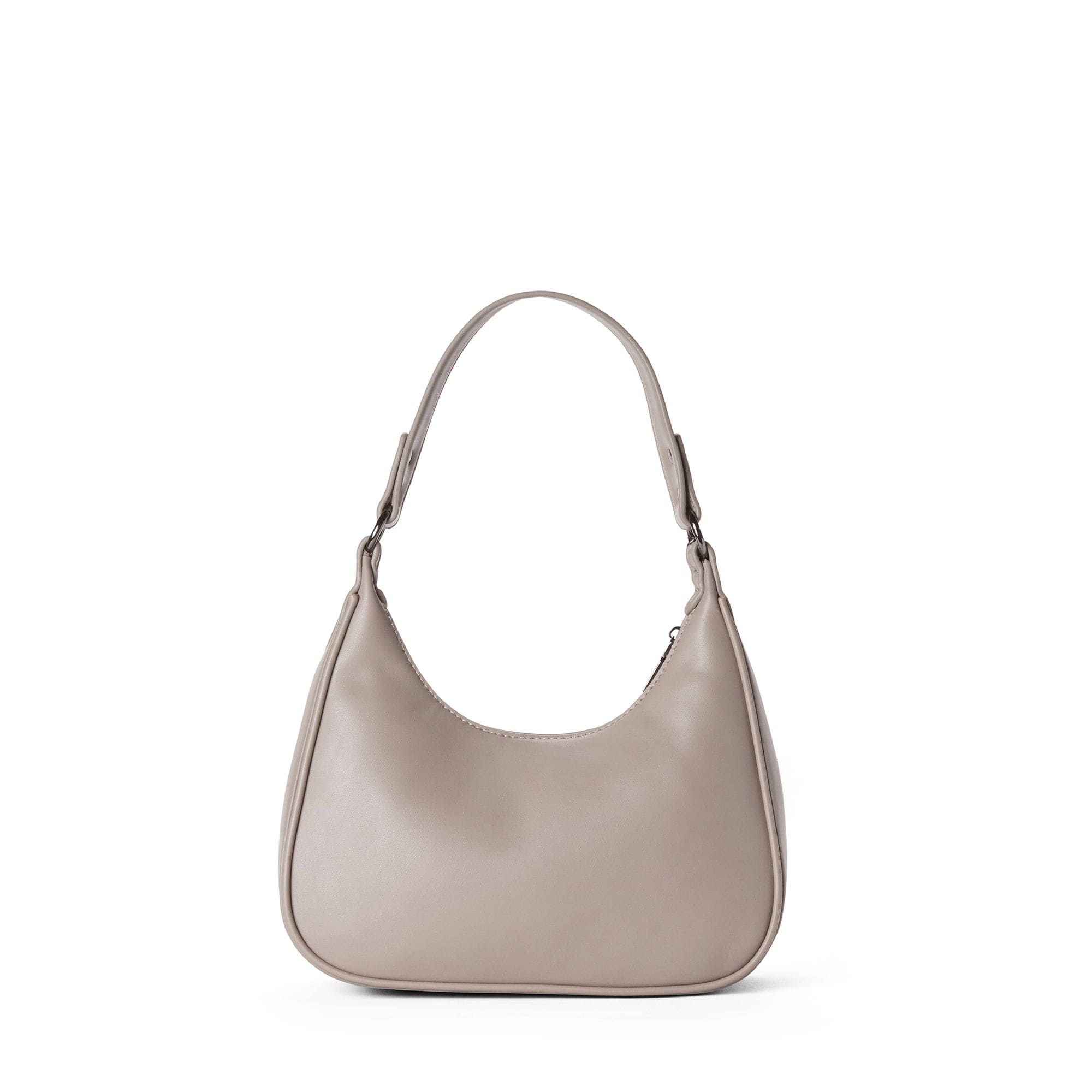 Charlie Vegan Leather Shoulder Bag for Women - Stylish Stone Grey Crossbody Purse | Perfect for Work, Travel & Everyday Use