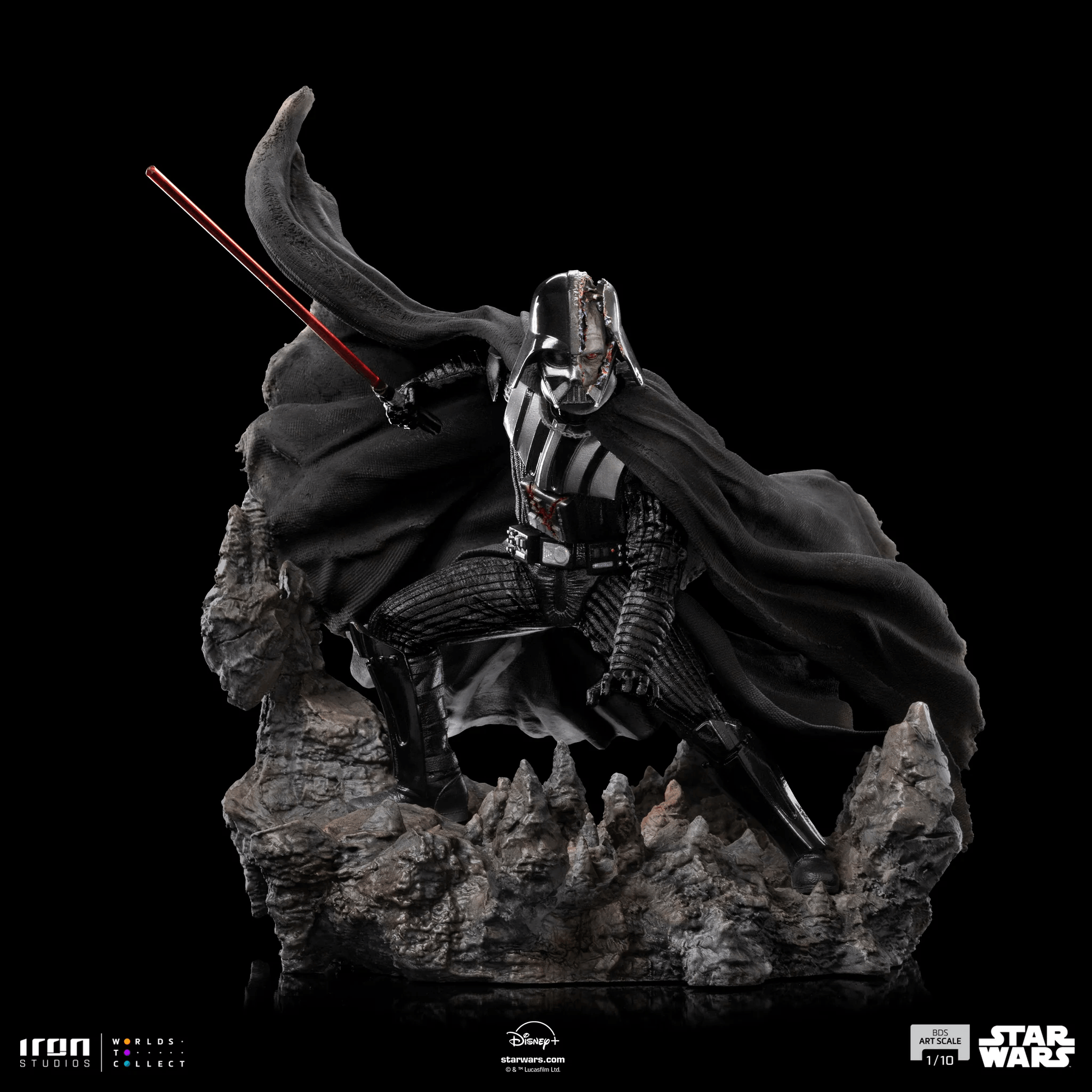 Iron Studios Star Wars Darth Vader Art Scale 1/10 Statue - Premium Collectible Figure for Display & Home Decor