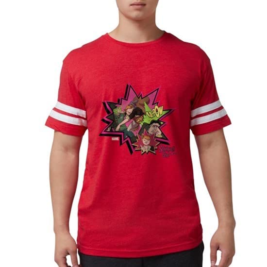 Squirrel Girl Ka Pow Men's Football Shirt - Graphic Tee for Superhero Fans - Perfect for Game Day, Cosplay & Comic Conventions