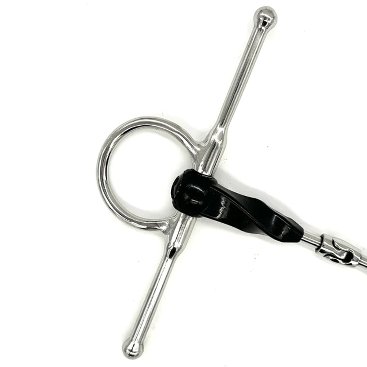 AJR Rubber Twist Hinge Full Cheek Bit - Comfortable Horse Training Bit for Dressage & Jumping - Perfect for English Riding & Equestrian Sports
