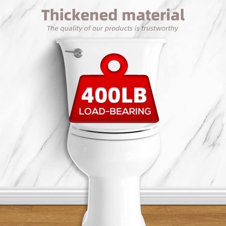 Elongated Toilet Seat with Slow Close Quick-Release Hinges - Heavy Duty Soft Close Oval Toilet Seat for Elongated Toilets - Quiet Close Lid & Seat - Easy to Install & Clean - Durable White Toilet Seat for Bathroom, Home & Commercial Use