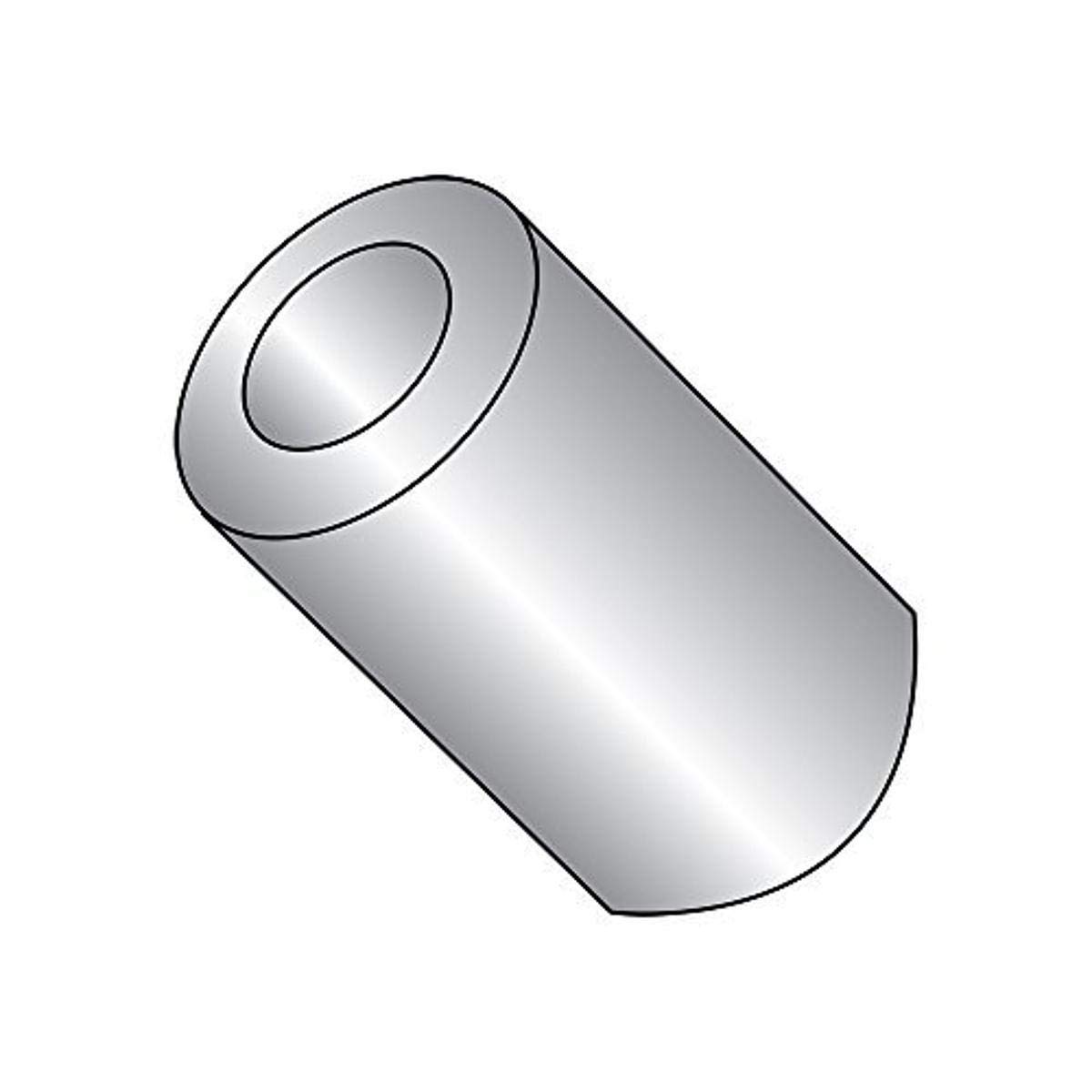 Small Parts 140306RS303 Round Spacer, 18-8 Stainless Steel, Plain Finish, #6 Screw Size, 1/4