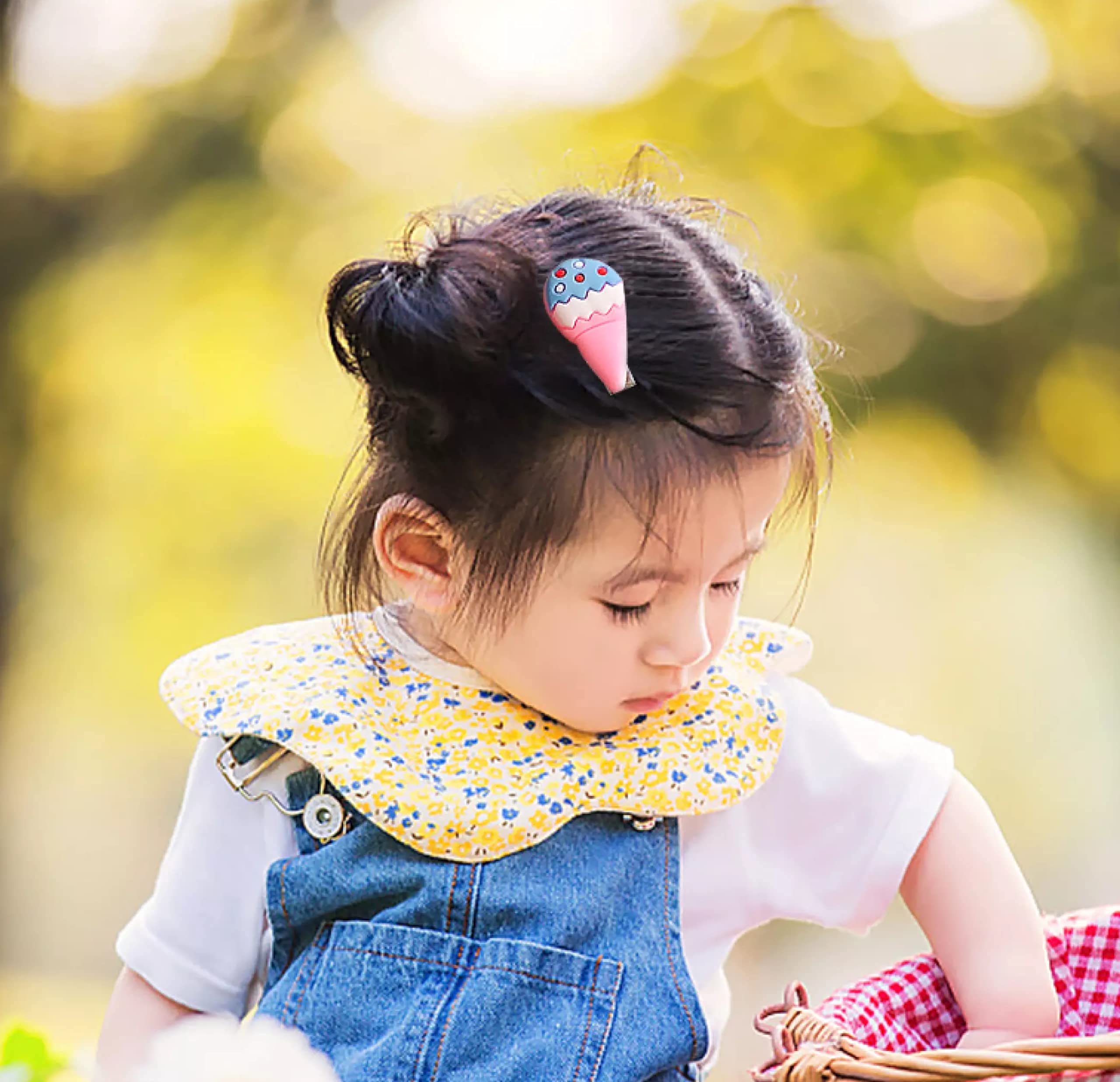 Sonpal 10-Piece Mix Design Girly Hair Clips Set for Girls, Toddlers & Babies - Cute Barrettes Hair Accessories (10 Clips) - Perfect for School, Parties & Daily Styling