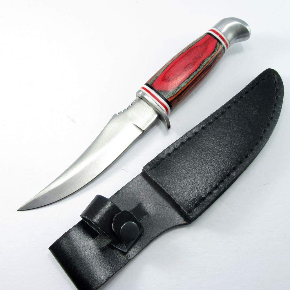 SZCO Supplies Slim Blade Skinner Knife - High Carbon Steel Hunting & Outdoor Knife for Skinning, Gutting & Field Dressing - Perfect for Hunters, Campers & Survivalists