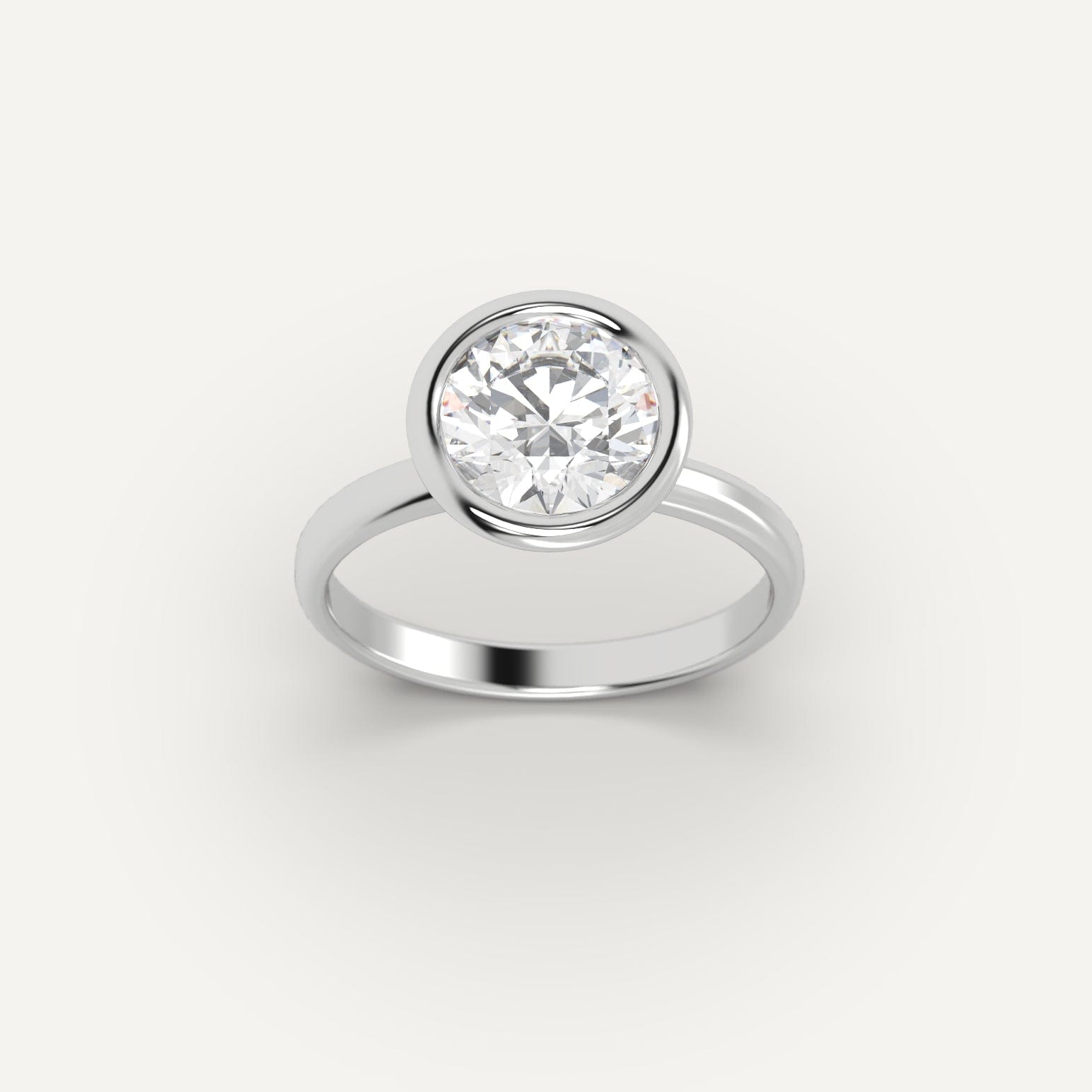 2 Carat Round Cut Diamond Engagement Ring - Solitaire Wedding Band for Women - Perfect for Proposals, Anniversaries & Special Occasions