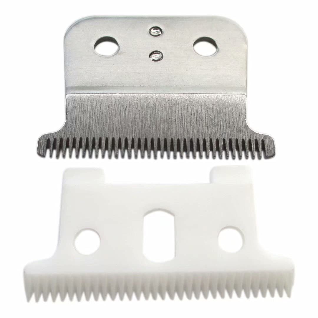 Premium Professional Adjustable T-Blade Replacement for Andis T-Outliner GTX - Silver | High-Quality Trimmer Blade for Barbers & Grooming | Perfect for Beard, Hair & Pet Grooming