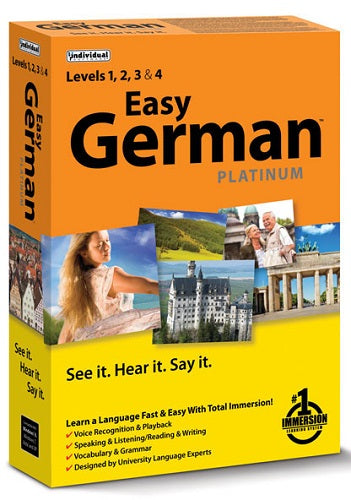 Easy German Platinum Language Learning Software for Windows PC - Download & Install | Learn German Fast for Travel, Business & Study
