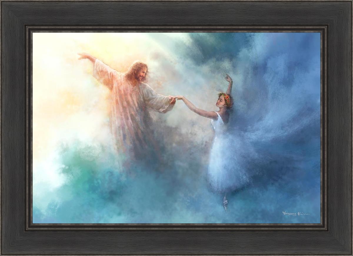 A Pas De Deux By Yongsung Kim - Elegant Ballet Art Print for Home Decor | Perfect for Dance Studios, Living Rooms & Gift Ideas