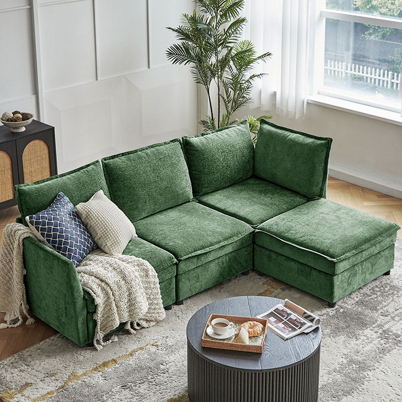 Harmetrix Oversized Soft Sectional Couch with Storage | Modern L-Shaped Sofa Bed with Hidden Compartment | Perfect for Living Room, Family Room & Small Spaces