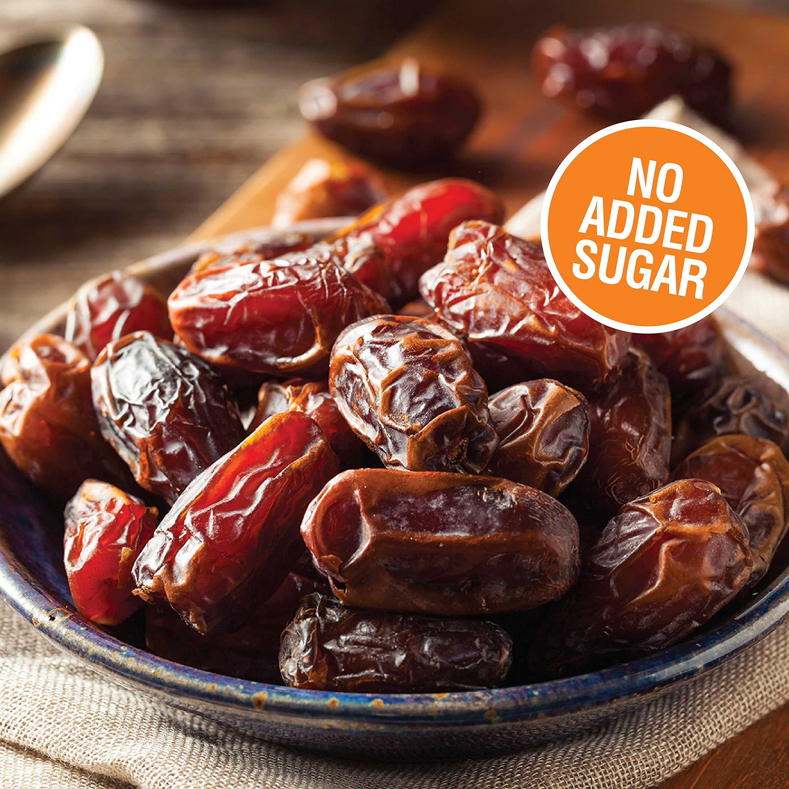 Mariani Pitted Dates - Healthy Vegan & Gluten-Free Snacks for Kids & Adults | Non-GMO, No Sugar Added | 3oz Pack of 4 | Perfect for Lunchboxes, Baking & On-the-Go Snacking