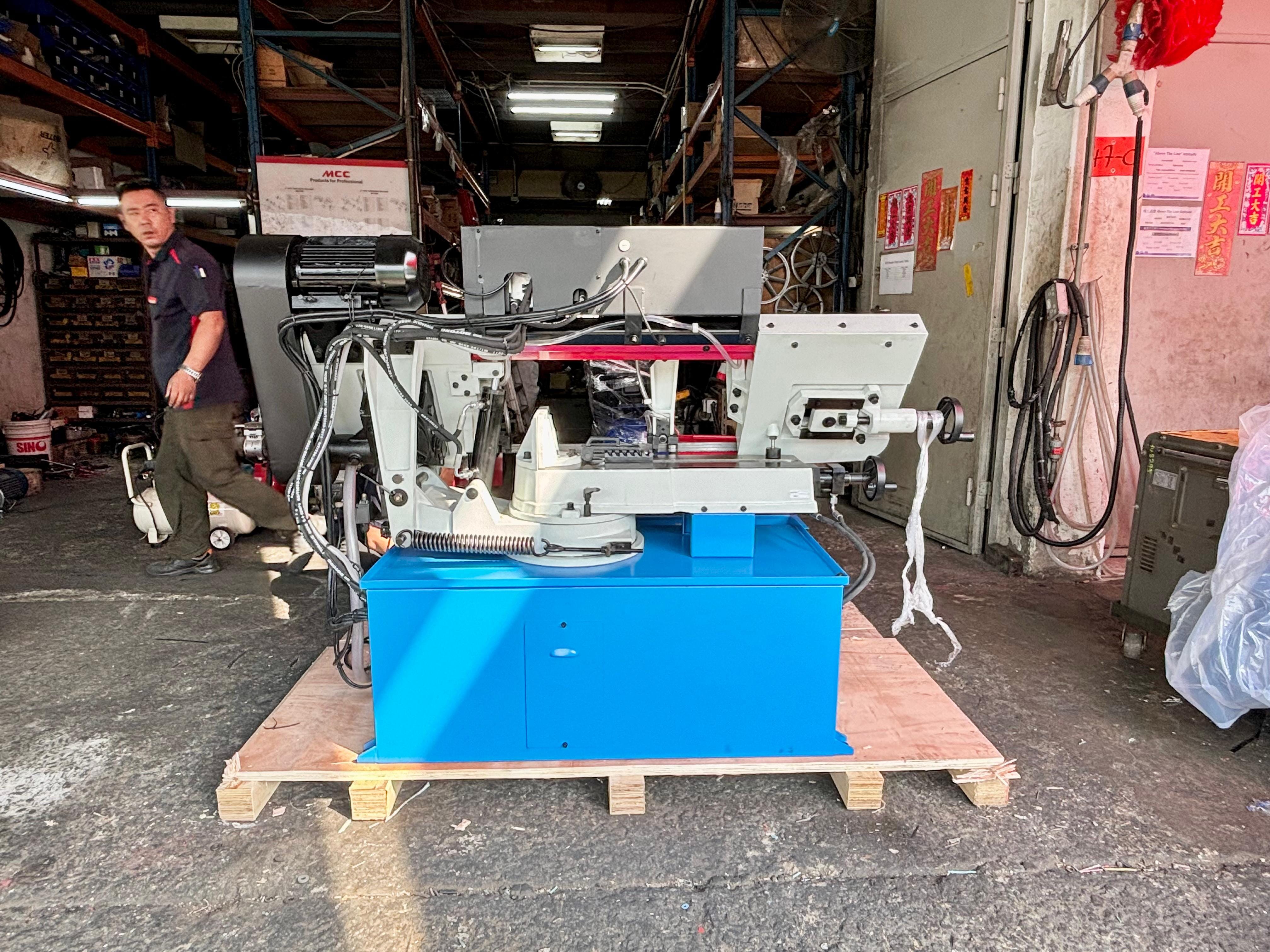 Aiko 10-Inch 4-Speed Bandsaw Machine (27x0.9x3215) - Model BSM BS1018RH - Perfect for Woodworking, Metal Cutting & DIY Projects