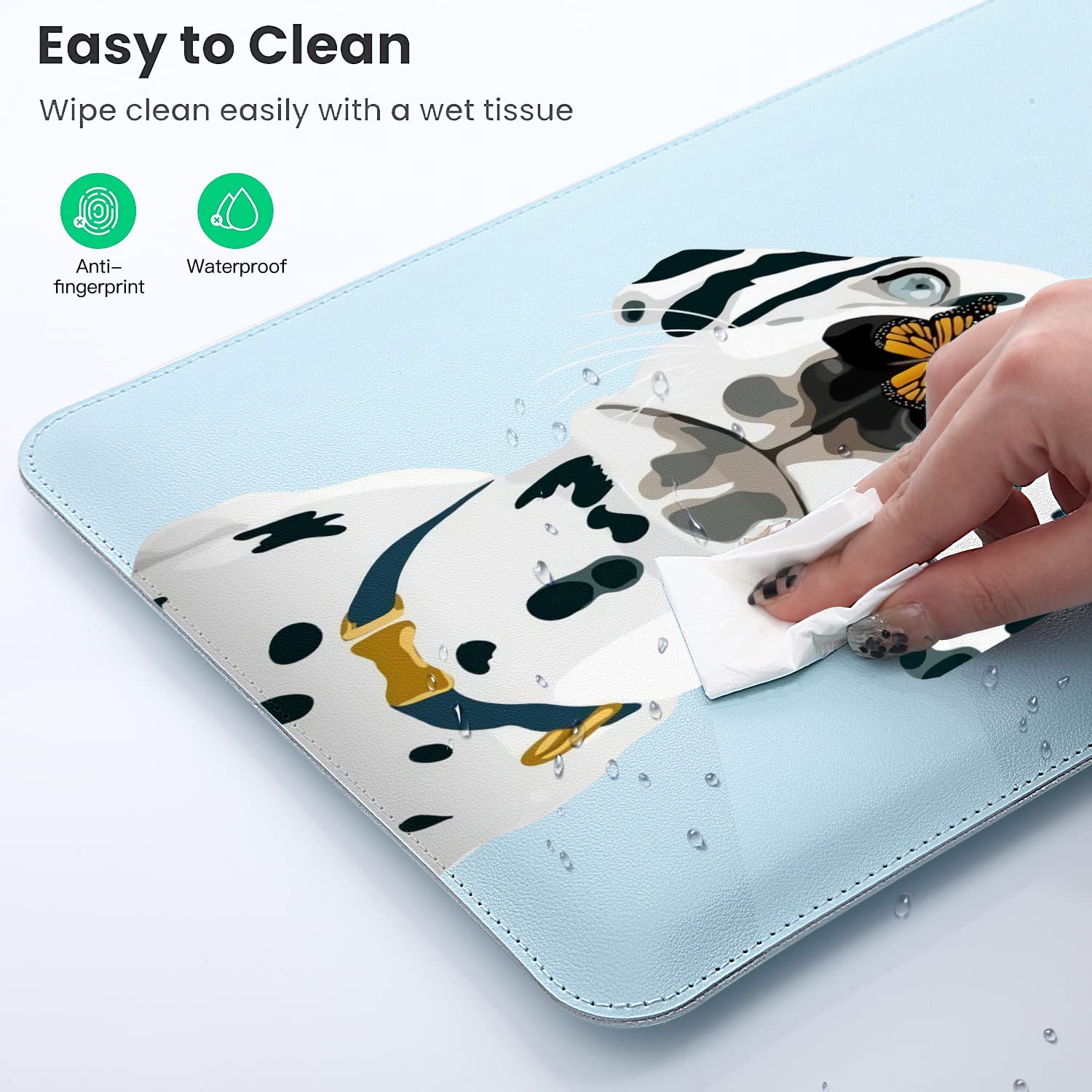 MAYCARI 15.6-16 Inch Laptop Sleeve Case with Dog & Butterfly Painting - Compatible with MacBook Pro 16