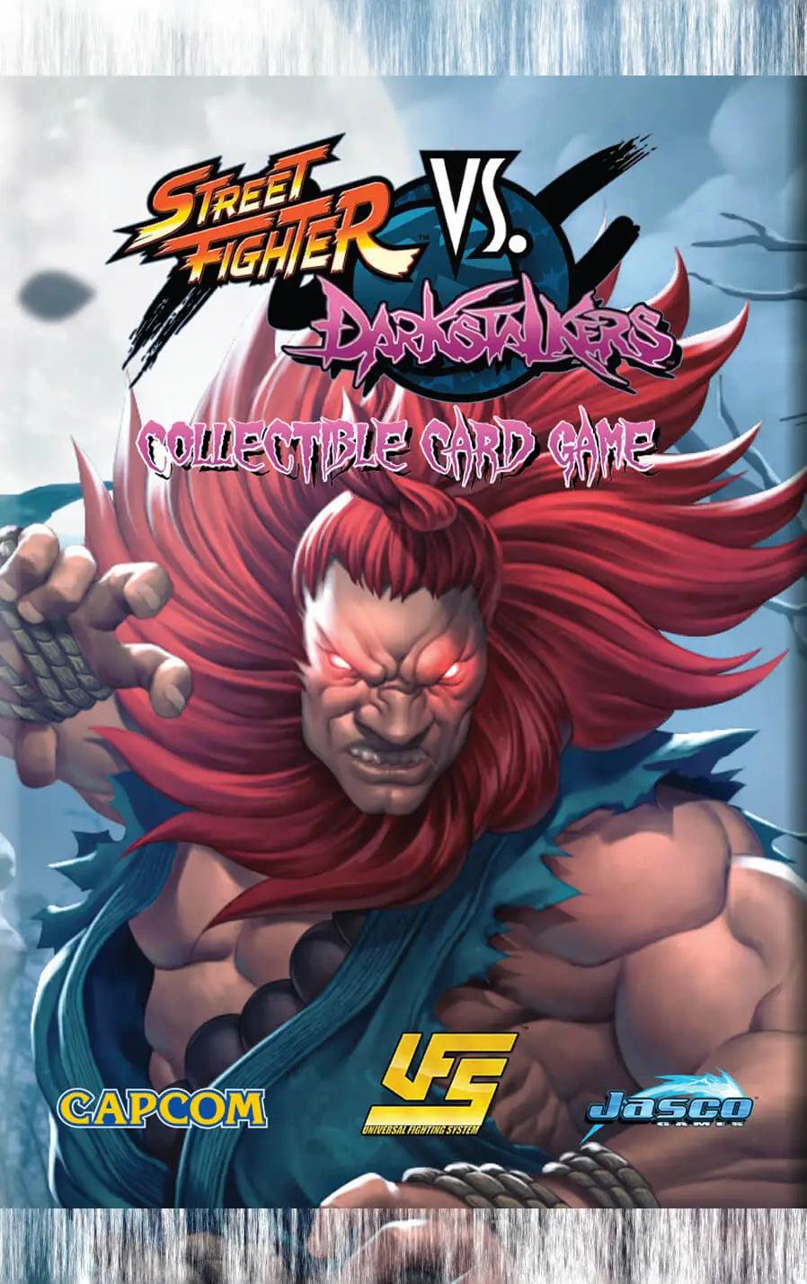 Jasco Games UFS Street Fighter vs Darkstalkers Booster Box - 24 Packs Collectible Card Game | Perfect for Tournaments, Game Nights & Trading with Friends