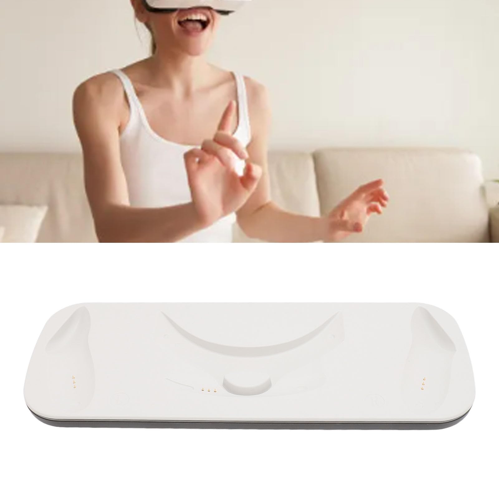 Fast & Efficient RGB Light Strip VR Headset Charging Station - Bright Lighting Effect for VR Accessories | Perfect for Gaming, VR Experiences & Home Setup