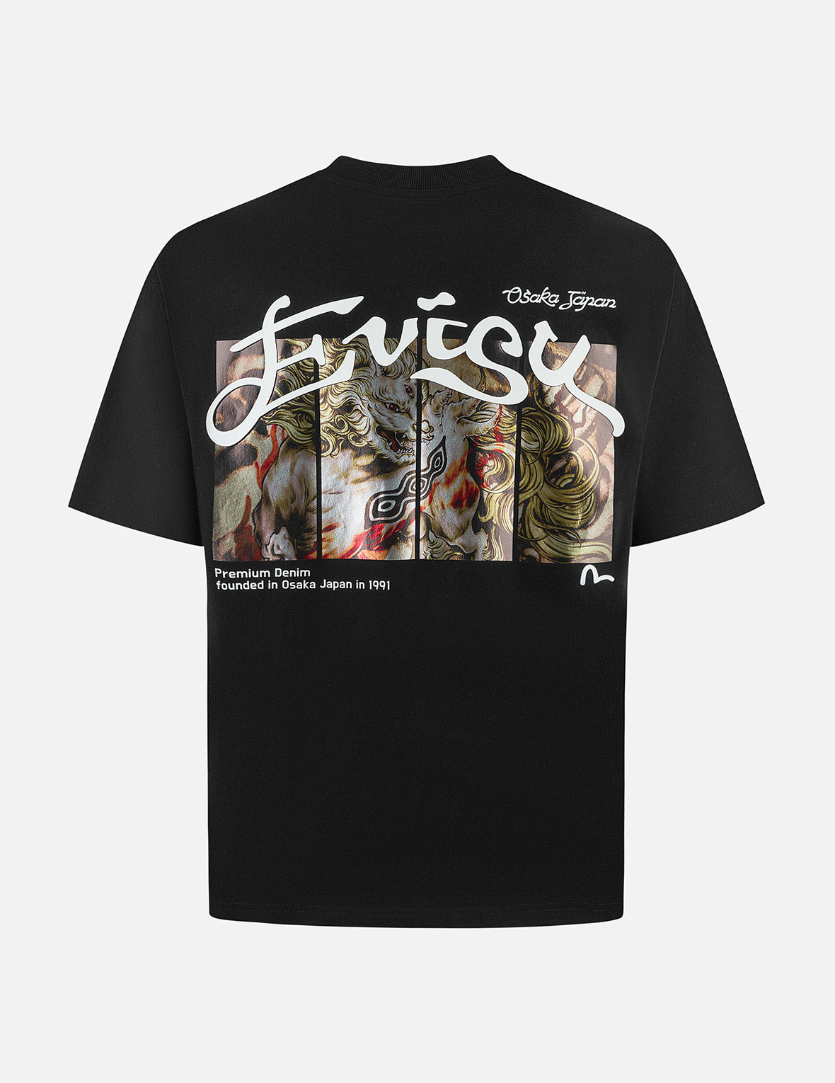 Hakutaku Seagull Print Relaxed Fit T-Shirt - Comfortable Casual Tee for Men & Women - Perfect for Beach Outings, Summer Vacations, and Everyday Wear
