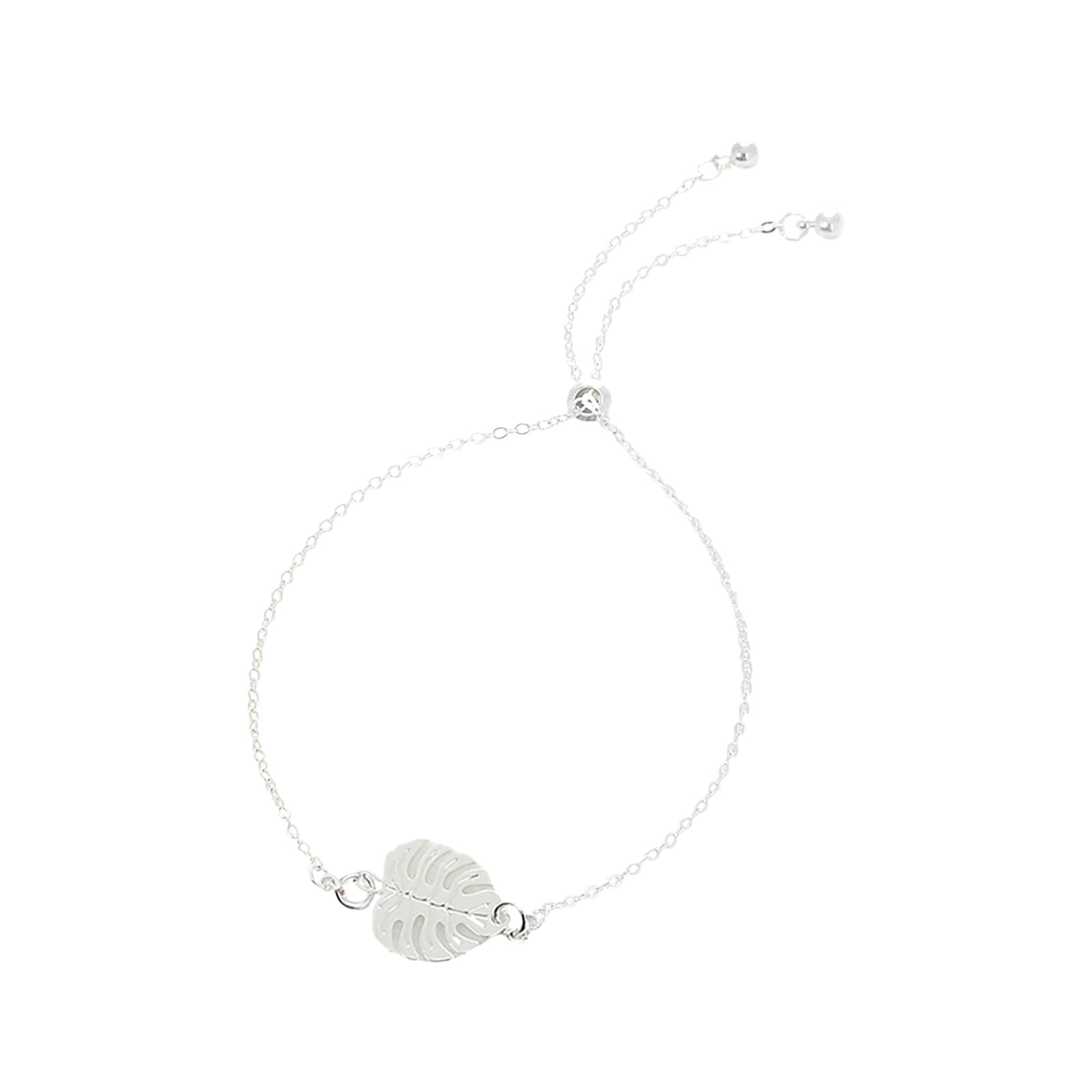 Luminous Leaf Snake Anklet Bracelet for Women - Gold Wedding Jewelry Set, Adjustable Ankle Chain, Elegant Gift for Her | Perfect for Bridal, Party, Date Night & Special Occasions