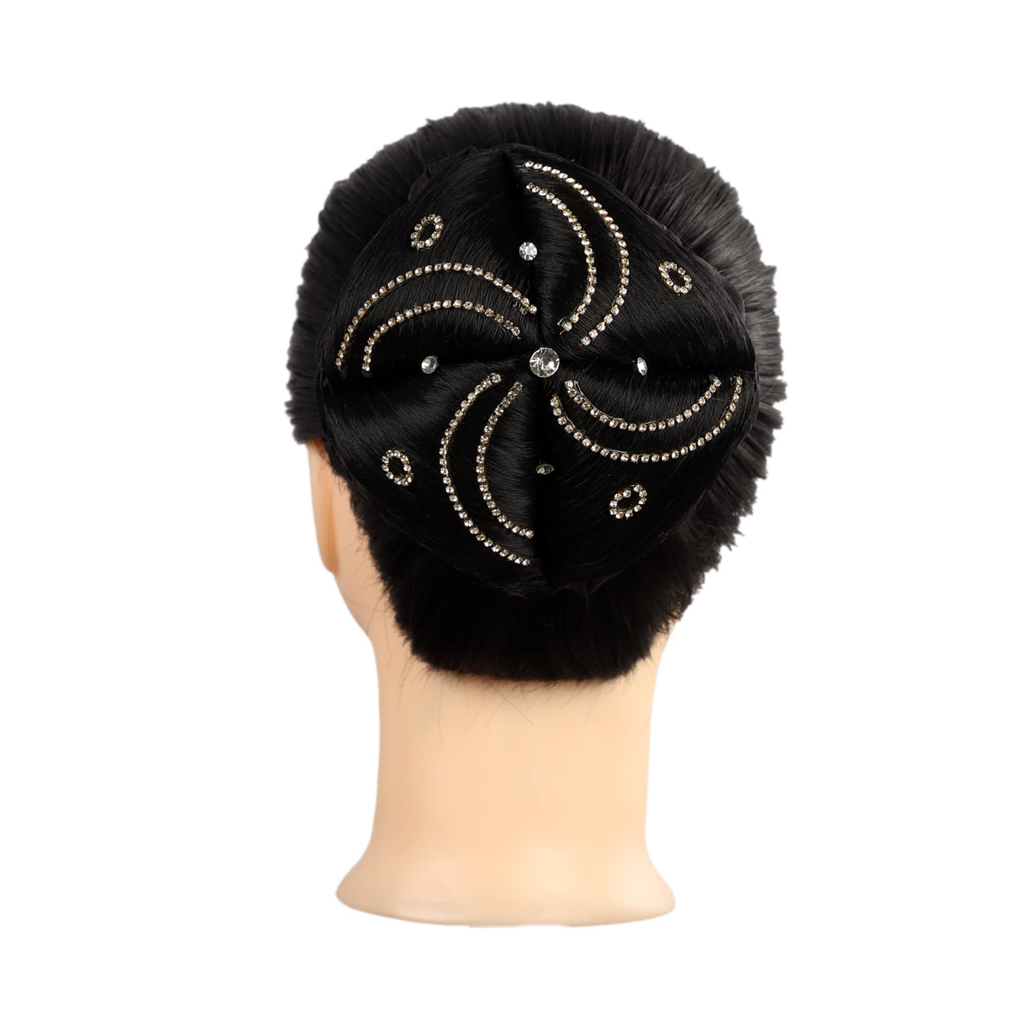 Juda Hair Bun for Women - Black Hair Styling Accessories for Daily & Formal Looks