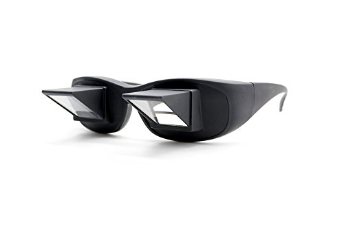 Lazy Glasses Horizontal Reader Periscope Mirror Glasses - Watch TV in Bed Hands-Free | Perfect for Reading, Gaming & Relaxing in Bed or on the Couch