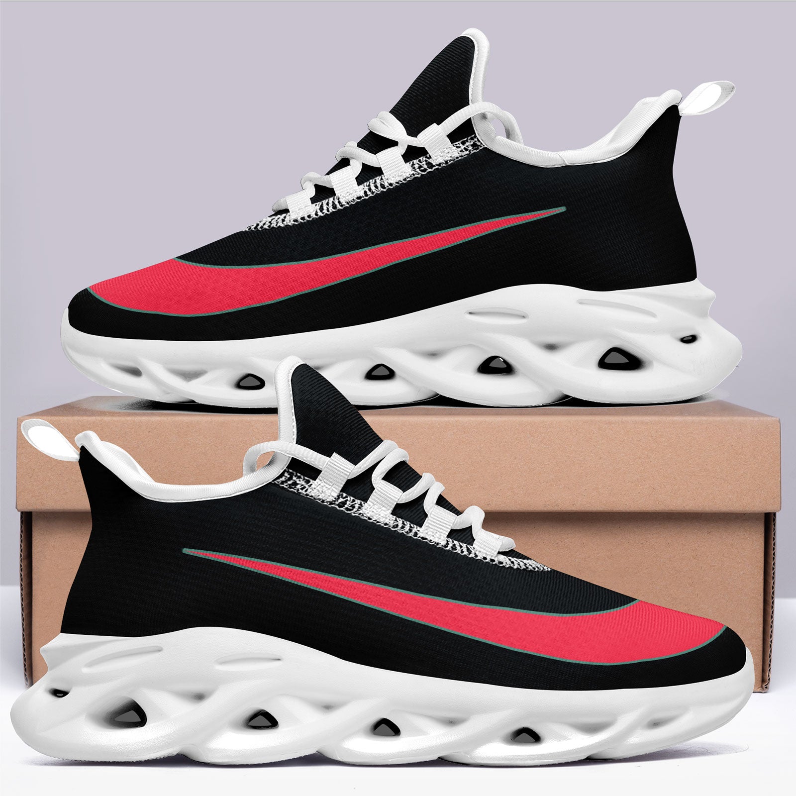 Custom Maxsoul Personalized Sneakers - Breathable Lightweight Running Shoes for Men & Women | Perfect for Gym Workouts, Jogging & Casual Wear (Model FN003 E020109)