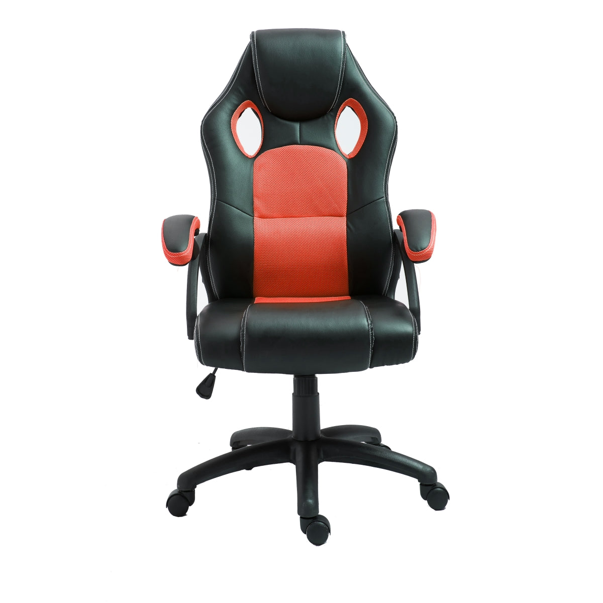 HAWK SERIES 4507 Ergonomic Gaming Chair - Black & Red Racing Style with Lumbar Support - Perfect for PC, Console Gaming & Home Office
